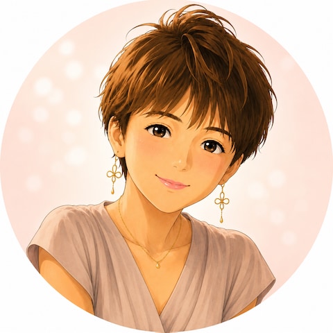 優しい雰囲気のSNSアイコン制作