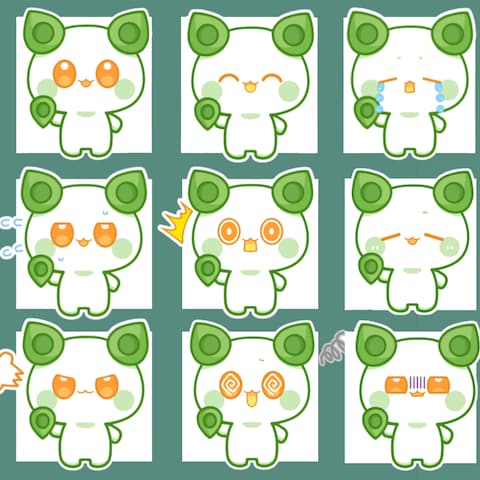 表情差分用ポートフォリオ