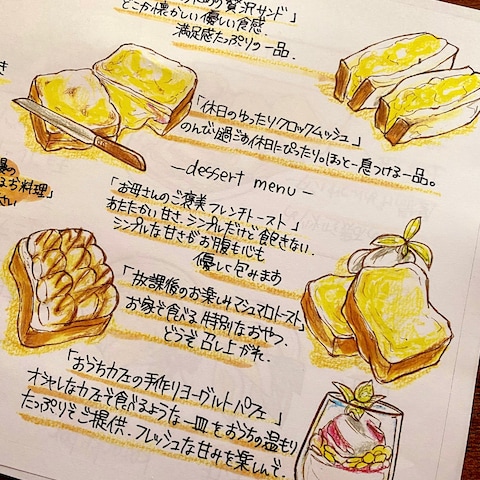ココナラにて依頼メニュー