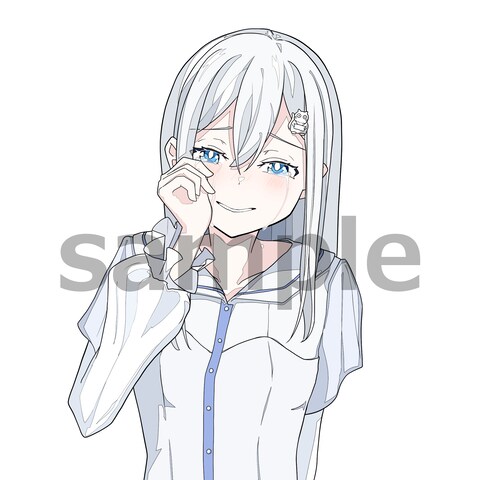 キャラデザ込みの1枚絵のご依頼でした。