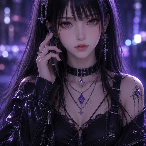 【イラスト】幻想的な美少女