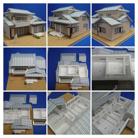 A様邸建築模型