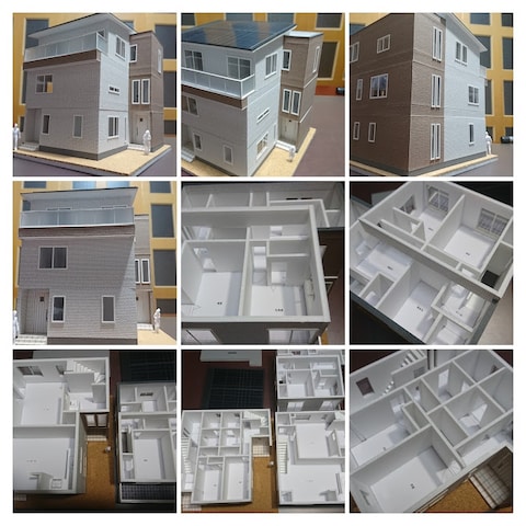 新築記念　建築模型