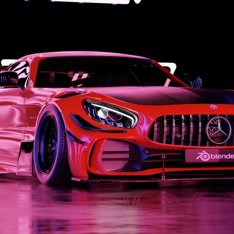 Mercedes AMG-GT(フロント)