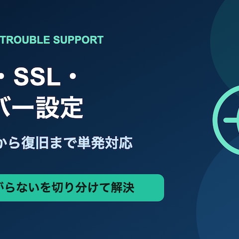 DNS・SSL設定支援サービス設計