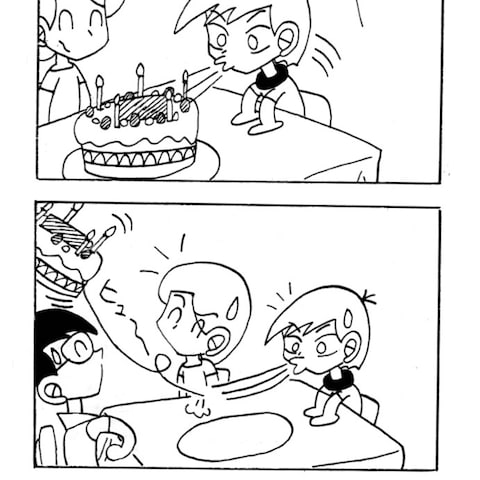 4コマ漫画サンプル③