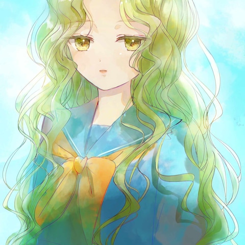青空の下