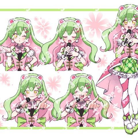 キャラクター立ち絵・表情差分