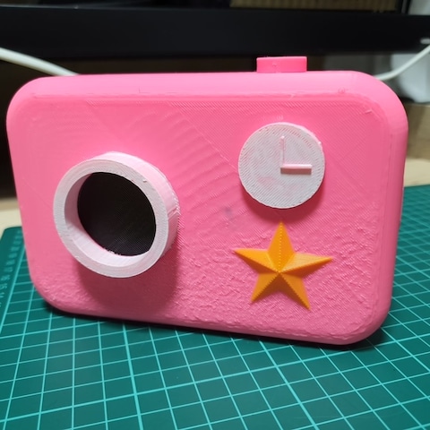 3dプリントの後、塗装して完成させました