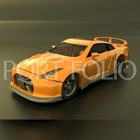 車のモデリング