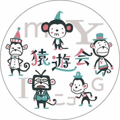同人サークルのロゴ、キャラクターデザイン