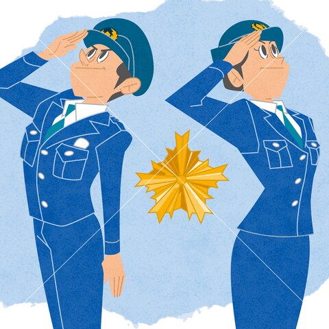 警察官のイラスト