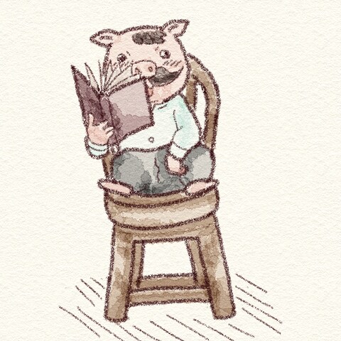 ぱるど~ん本を読む
