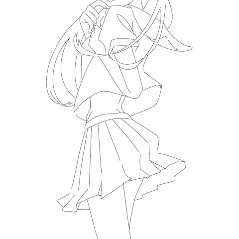 線画イラスト