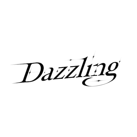 hccmono様の同人誌タイトルロゴ「Dazzling」