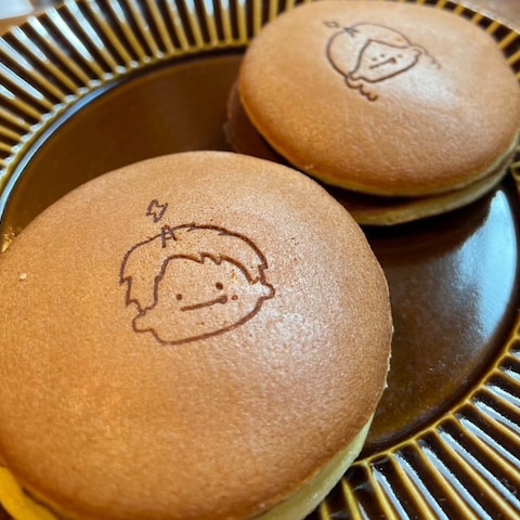 どら焼きの刻印デザイン作成