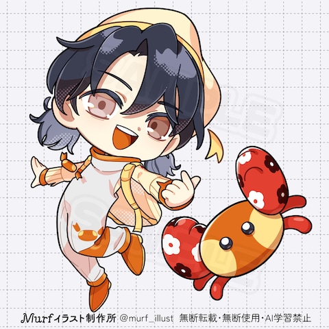 【ご依頼】SNSアイコン用イラスト【ミニキャラ】