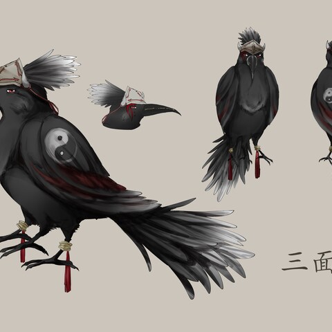 ヤタガラスキャラデザ