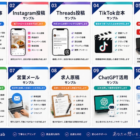 商品説明文作成サンプル