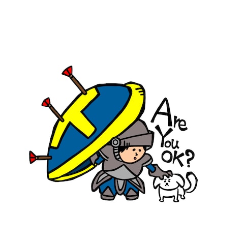 守る人、守られる犬