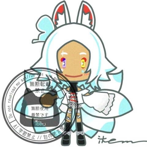 巴みこと様ぬい化イラスト