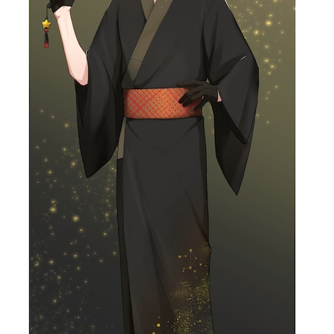ご依頼いただいた立ち絵イラストです。