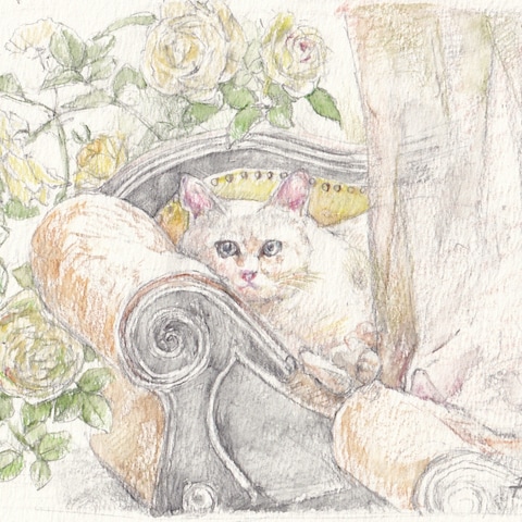 ペットイラスト(猫)
