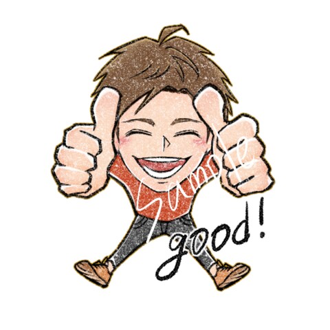 ご本人様のイラスト作成②