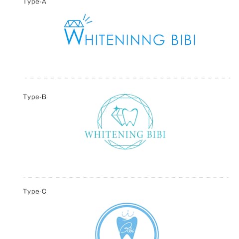 ホワイトニング ロゴデザイン