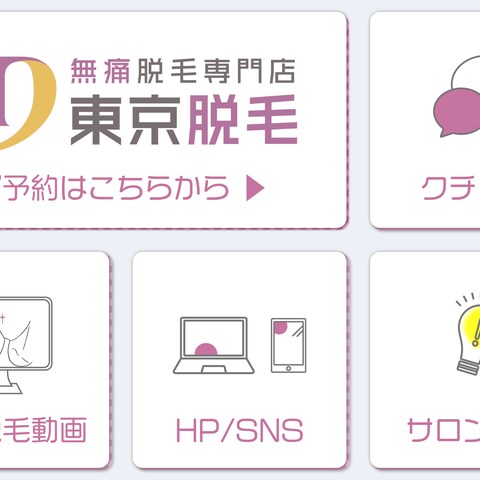 【リッチメニュー】脱毛サロンのリッチメニュー