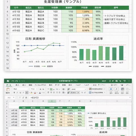 生産管理表
