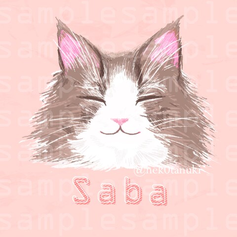 愛猫のアイコン(差分です)