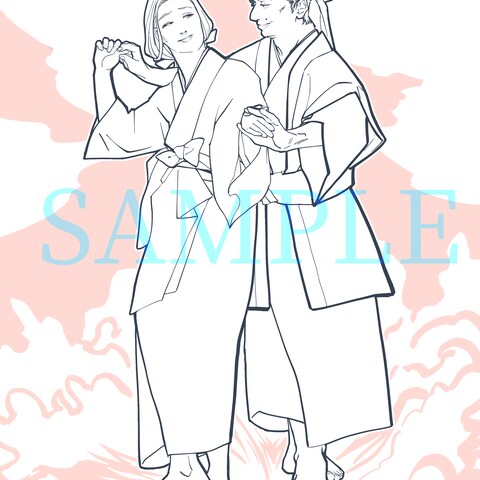 加那よー天川(かなよーあまかー)で似顔絵。