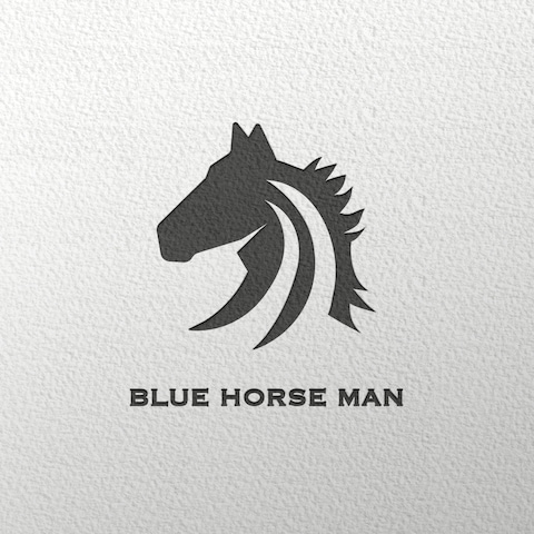 株式会社BLUE HORSE MAN様ロゴデザイン