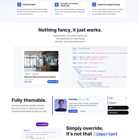React & CSSフレームワーク
