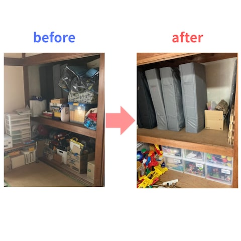 押し入れビフォーアフター