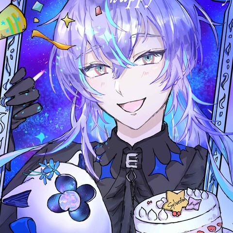Vtuberのファンアートを描きました。