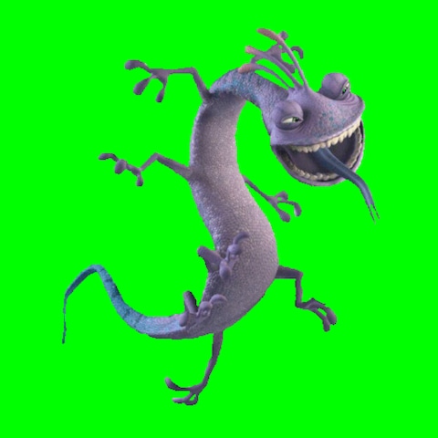 モンスターズインクのキャラクターを切り抜いてみました1