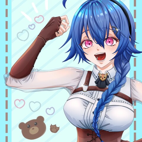 個人V様のSNS用イラスト