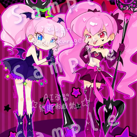 創作頒布本 1枚イラストサンプル②