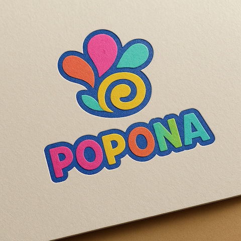 雑貨ブランド「POPONA」ロゴデザイン制作