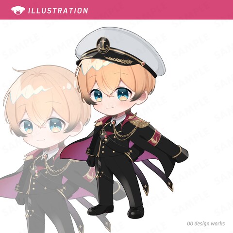 天海蒼様SDイラスト