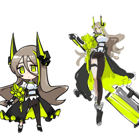 デフォルメと等身