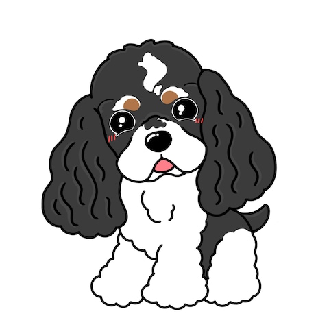 可愛いらしいペットイラスト制作