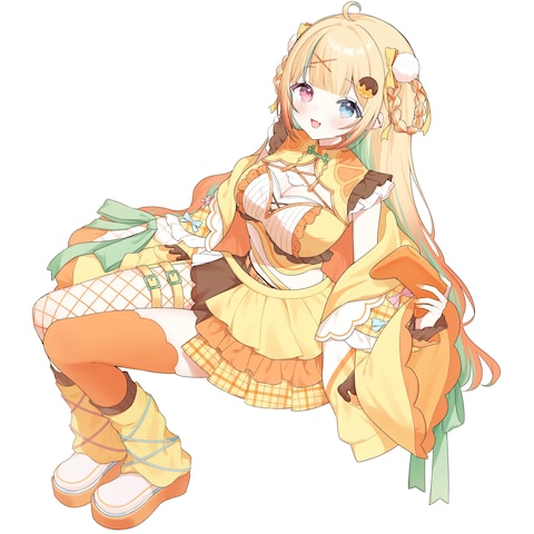 蜜柑えと様 全身イラスト