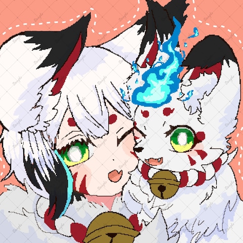 ふわふわ狐/FA:狐白しろ様