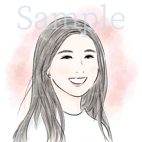 似顔絵アイコンイラスト
