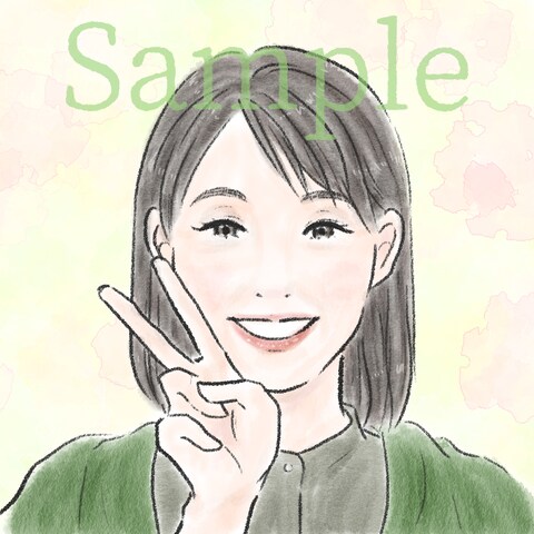 似顔絵アイコンイラスト