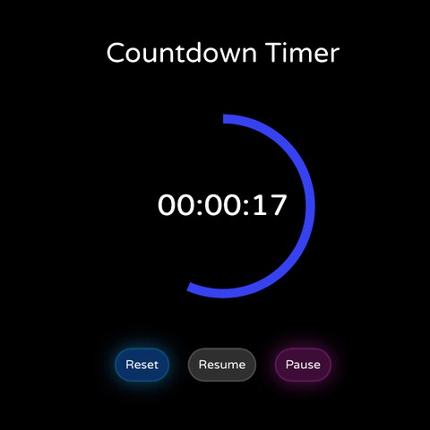 Countdown Timerのデザインおよびコーディング