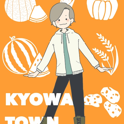 似顔絵イラストのカード作成